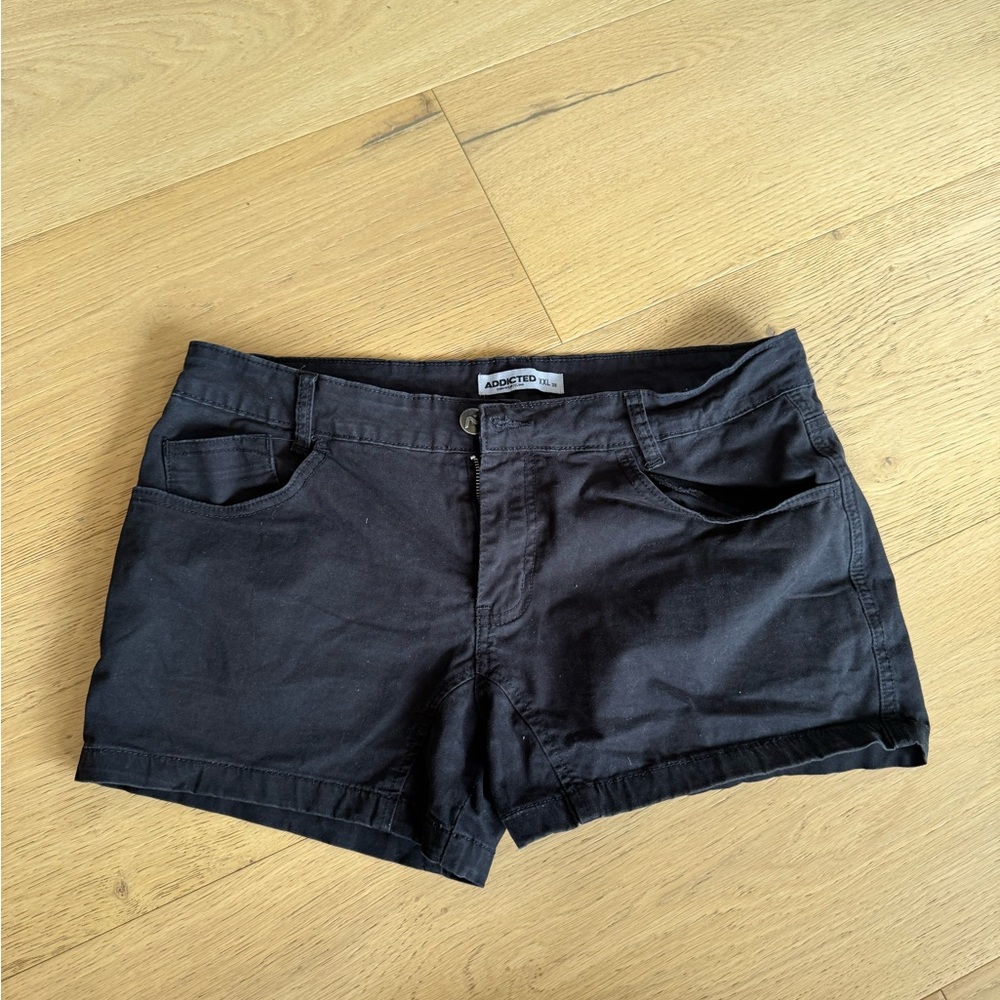 Addicted Black Shorts